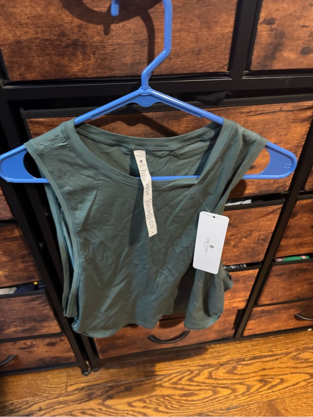 CRZ YOGA Olive Green Muscle Tank